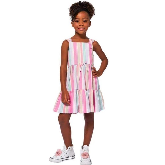 Calvin Klein Jeans Striped Sundress - Picture 1 of 5